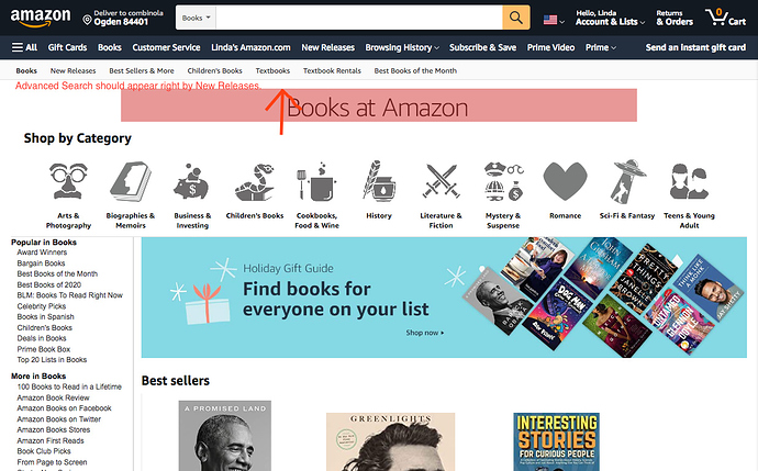 Amazon Advanced Search